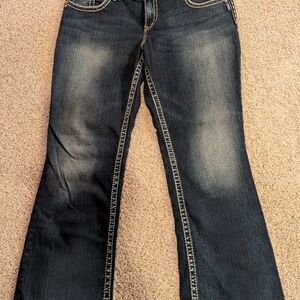 Silver Jeans Blue Flare Wide Leg Jeans